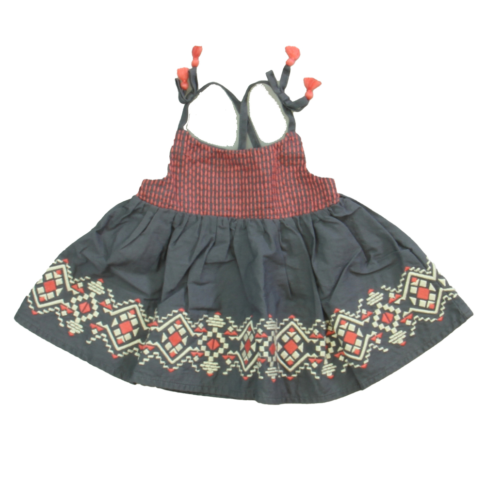 Lulurain Girls Blue | Pink Dress size: 3-6 Months
